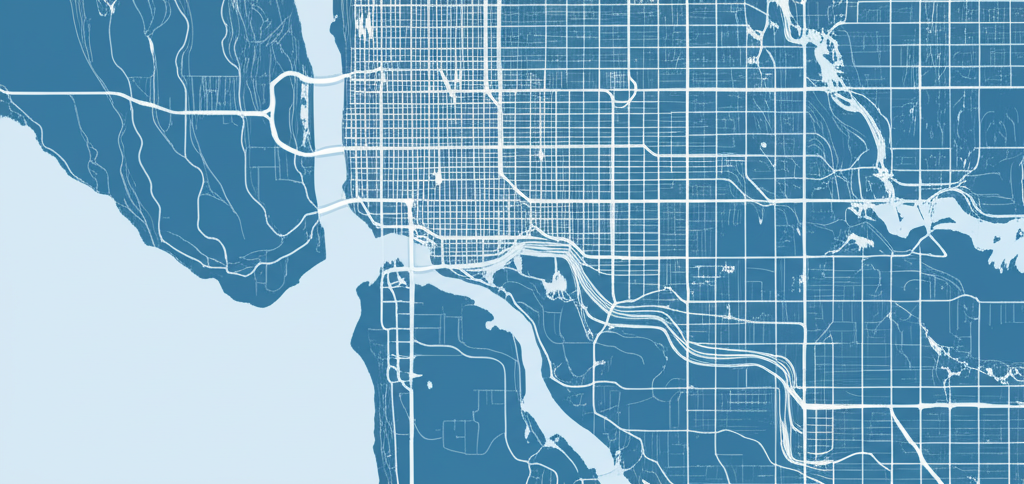 Map of Camas, WA service area